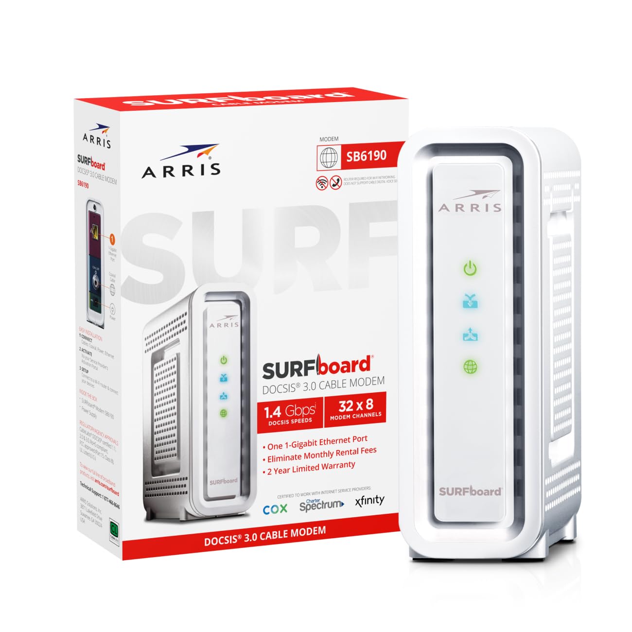 ARRIS® Surfboard® SB6190 Cable Modem